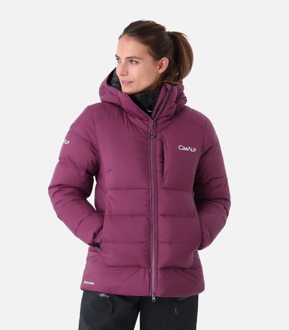 Down jacket in feathers Women KHUMBU F