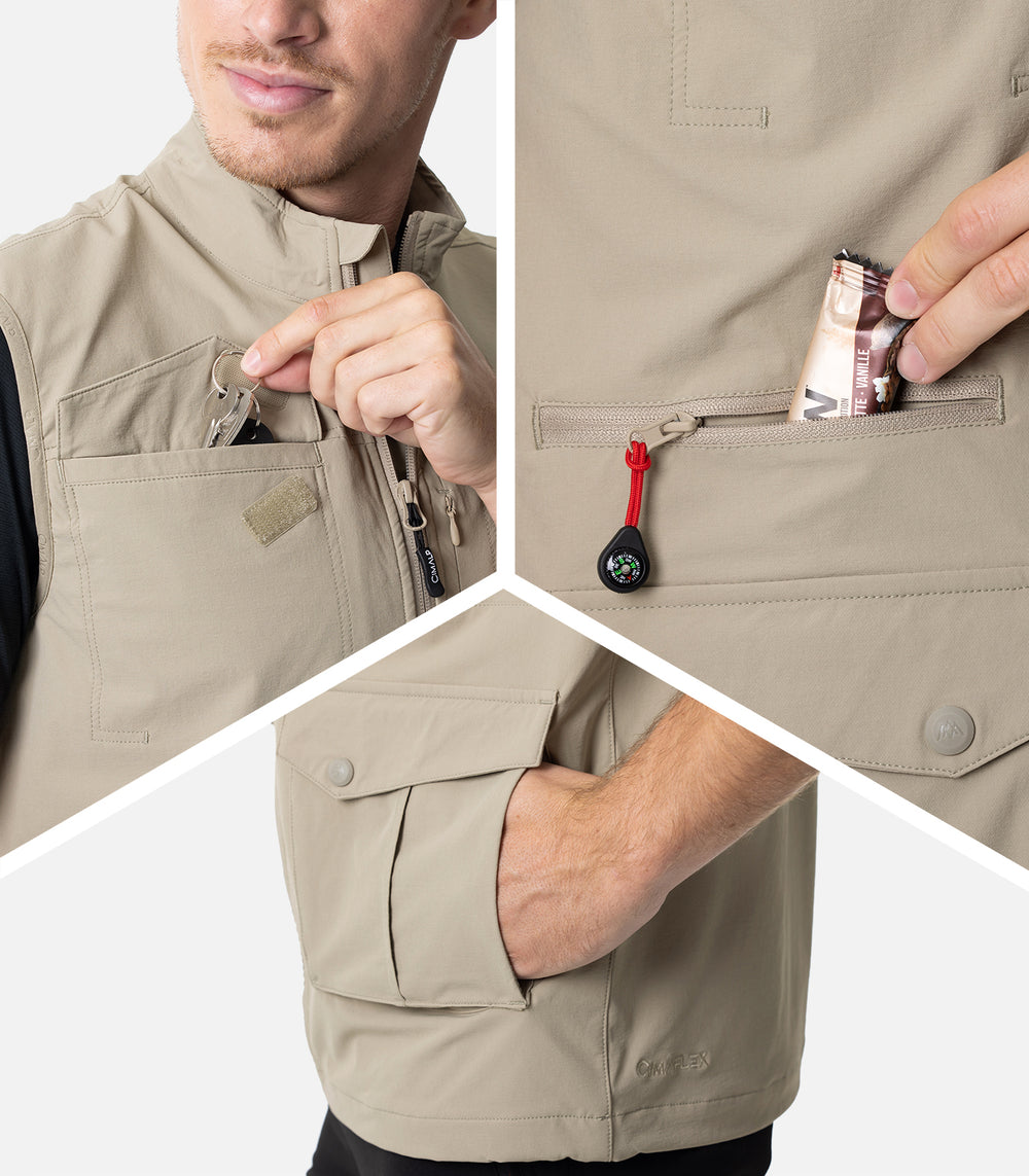 Gilet multi-poches Homme AYERS ROCK 3 H