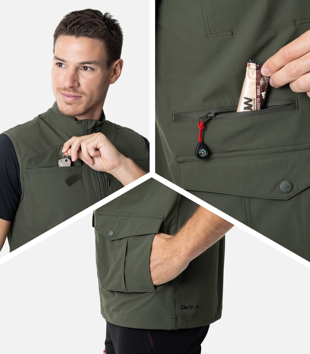 Gilet multi-poches Homme AYERS ROCK 3 H